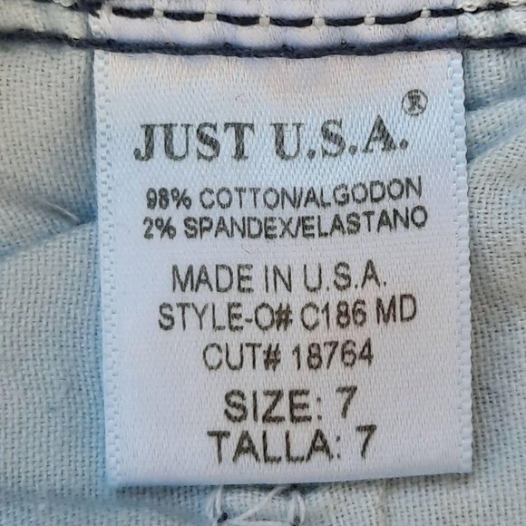 NWT "JUST U.S.A. Size 7 - Picture 4 of 4